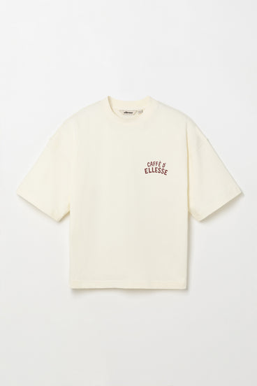 Women's Caffe Boyfriend Tee Ecru