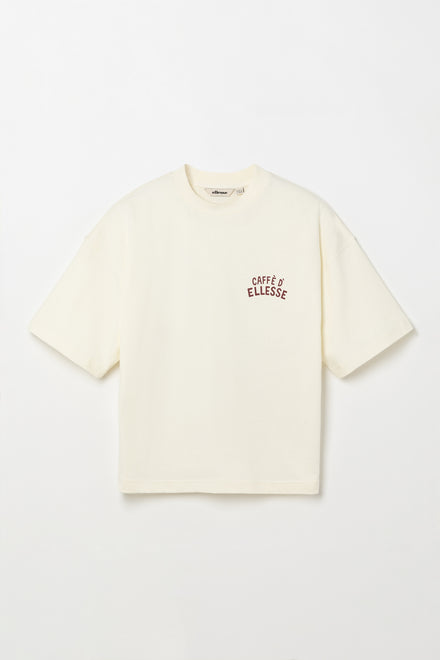 Women's Caffe Boyfriend Tee Ecru