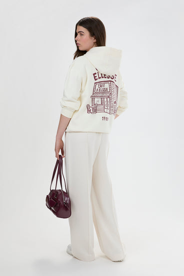 Women's Caffe Hoodie Ecru
