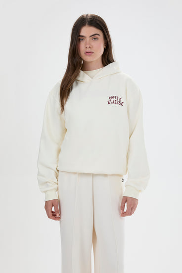 Women's Caffe Hoodie Ecru