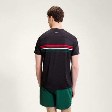 Men's Court Performance Crew T-Shirt Black/Red