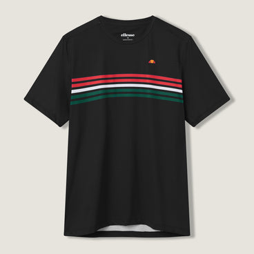 Men's Court Performance Crew T-Shirt Black/Red
