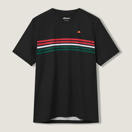 Men's Court Performance Crew T-Shirt Black/Red
