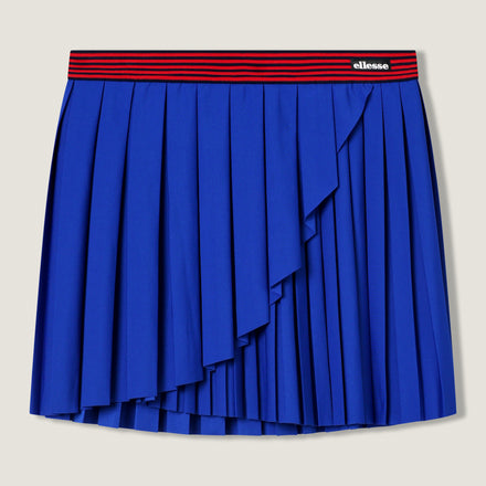 Women's Court Pleat Tennis Skirt Blue/Red