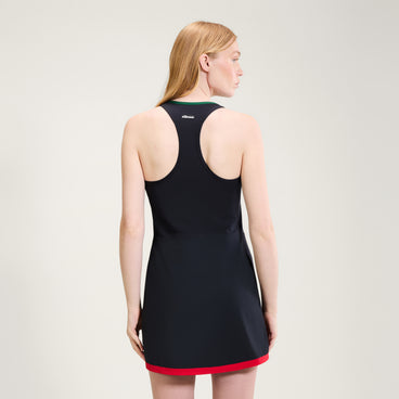 Women's Court Tennis Dress Black/Red