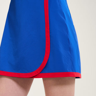 Women's Court Tennis Dress Blue/Red