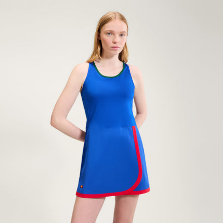 Women's Court Tennis Dress Blue/Red