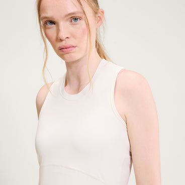 Women's Court Tank Off White
