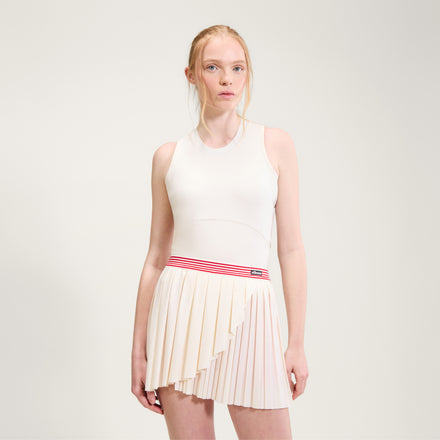 Women's Court Tank Off White