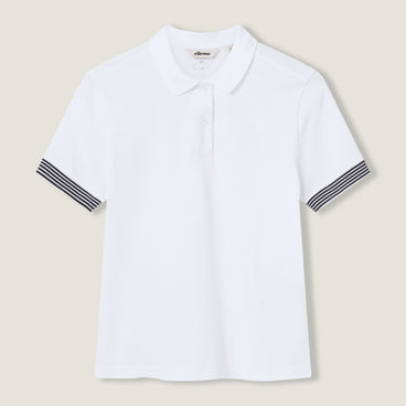 Men’s Cotton Piqué Lifestyle Polo - White