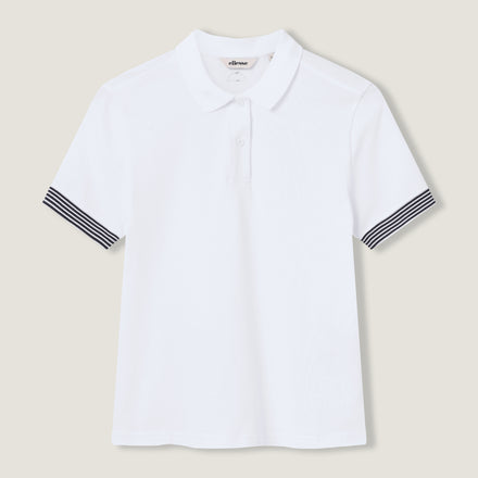 Men’s Cotton Piqué Lifestyle Polo - White