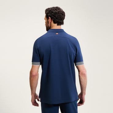 Men’s Cotton Piqué Lifestyle Polo - Navy