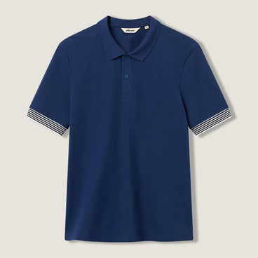 Men’s Cotton Piqué Lifestyle Polo - Navy